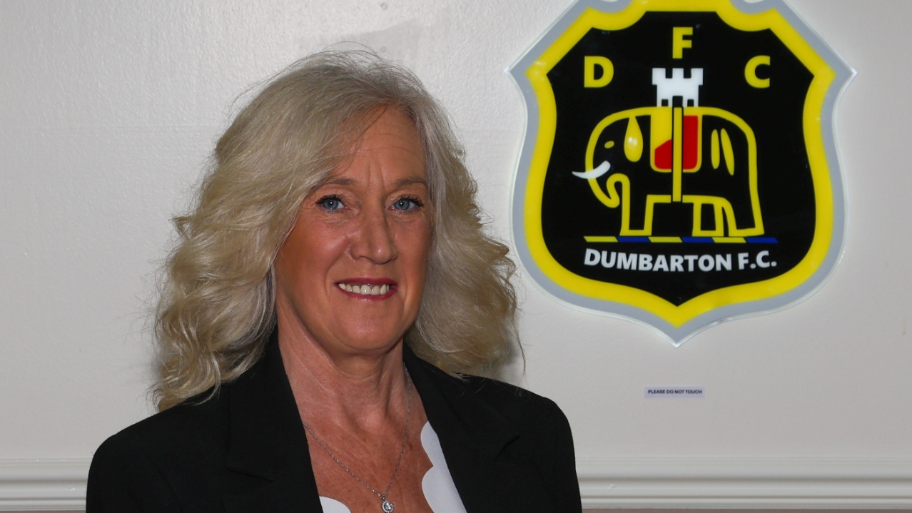 Gail Sneddon, manager of Bar72 at Dumbarton FC