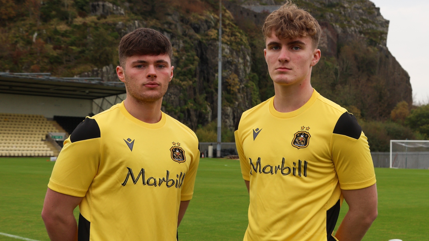Dumbarton U20s new kit sponsor, Marbill Coaches