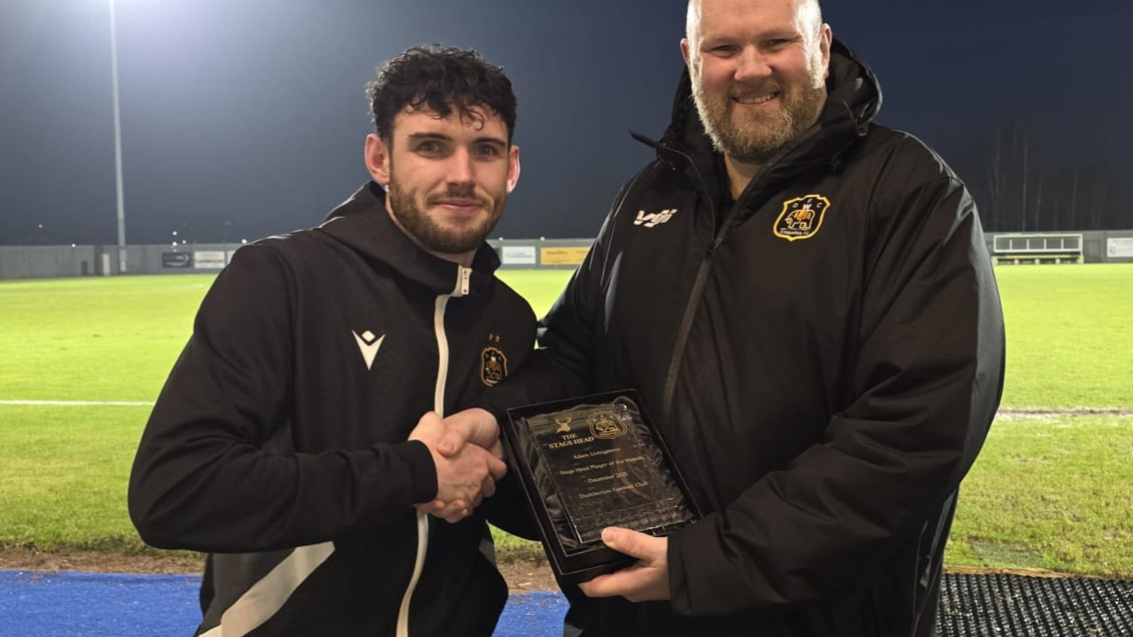 Adam Livingstone Stags Head Player of the Month for December 2025