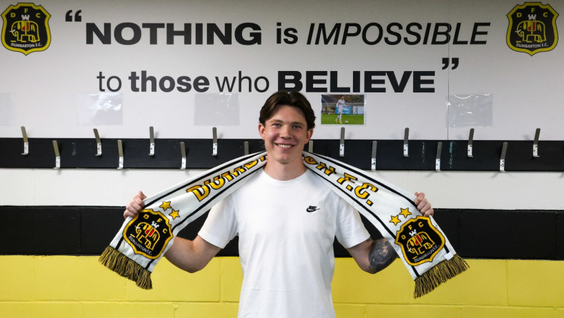 Kristian Webster of Dumbarton FC