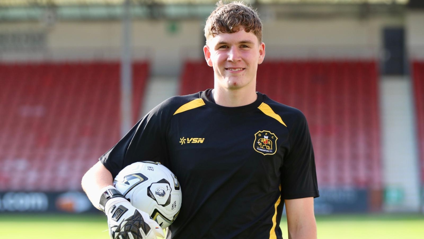 Aidan Rice Dumbarton FC goalkeeper