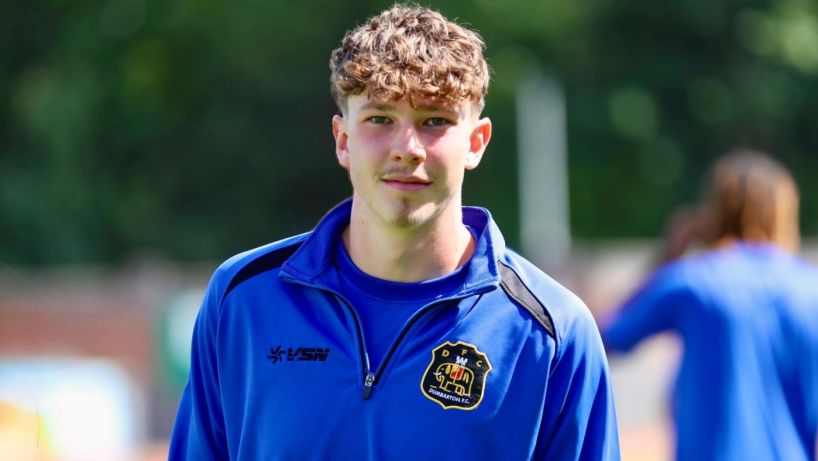 Owen Hartington of Dumbarton FC