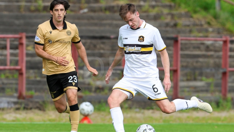 Ryan Blair in action for Dumbarton FC in July 2026
