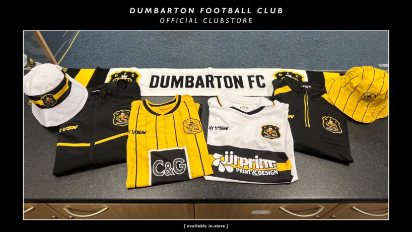Dumbarton FC club shop promotion